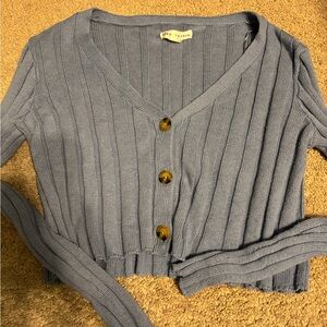Aeropostale Light Blue Knit long sleeve top
